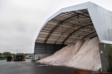 Salt & sand storage barns