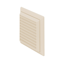 Manufacturers Of Rigid Duct Outlet Louvered Grille with Flyscreen 125mm Cotswold