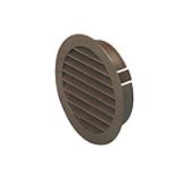 Manufacturers Of Rigid Duct Outlet Louvered Soffit Vent with Flyscreen 100mm Brown