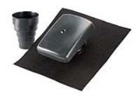 Suppliers Of External Roof Duct Terminals, Black/Grey In South Wales