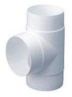 Suppliers Of EasiPipe 150 Rigid Duct Horizonal T Piece In South Wales