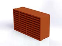 Suppliers Of Rigid Duct Outlet Airbrick Double 220&#8211;90 Terracotta In South Wales