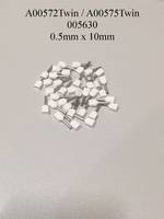 0.5mm x 10mm White Ferrules A00572TWIN / A00575TWIN / 005630