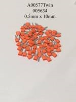 0.5mm x 10mm Orange Ferrules A00577TWIN / 005634