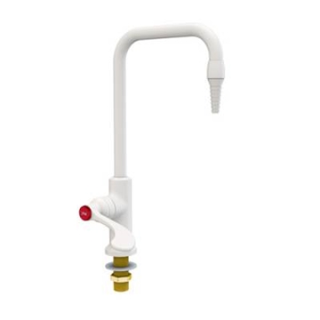 Watersaver Single Rigid Hot Water Lab Tap, Wrist Blade Handle