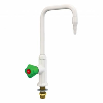 Watersaver Single Hot Water Lab Tap, Swing Gooseneck