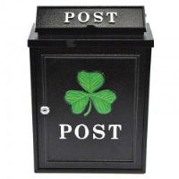 Shamrock Wall Mounted Post Box - SECONDS