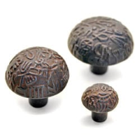 Antique Bronze Aztec Knob