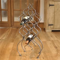 Hand Forged Small Flames Wine Rack