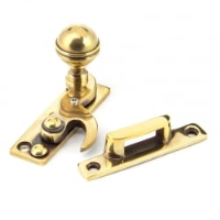 Sash Fastener - Aged Brass