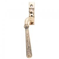 Hammered Newbury Espagnolette Casement Fastener - Polished Bronze