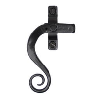 Traditional Blacksmith Curved Lockable Monkeytail Casement Fastener