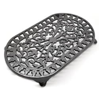 Large Oval Trivet - Heat Resistant To Use On Woodburning Stoves