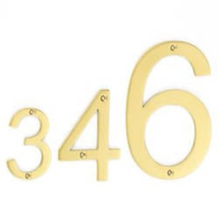 Croft 6420FF Arial Font House Numbers - Face Fix