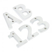 Satin Chrome Letters/House Numbers