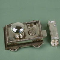 Regency Nickel Rim Latch Set