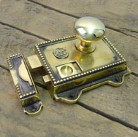 Regency Solid Brass Rim Latch Set