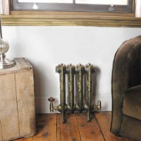 Small Rococo Classic Cast Iron Radiator