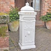 Regent Post Box - White