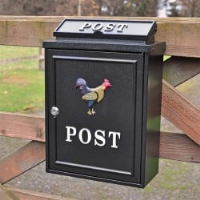 Cockerel Wall Mounted Post Box