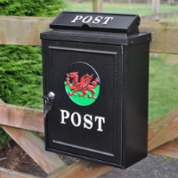 Welsh Dragon Wall Mounted Post Box