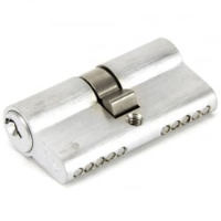 Double Euro Cylinder Lock - Satin Chrome