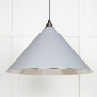 Smooth Nickel Hockley Pendant in Birch