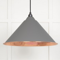 Smooth Copper Hockley Pendant in Bluff