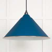 White Gloss Hockley Pendant in Upstream