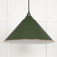 White Gloss Hockley Pendant in Heath