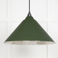 Smooth Nickel Hockley Pendant in Heath