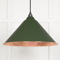 Smooth Copper Hockley Pendant in Heath