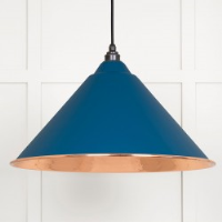 Hammered Copper Hockley Pendant in Upstream