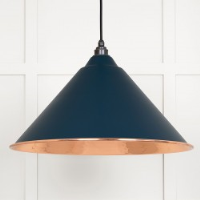 Hammered Copper Hockley Pendant in Dusk