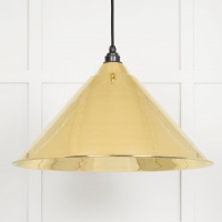 Smooth Brass Hockley Pendant