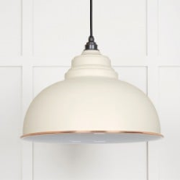 White Gloss Harborne Pendant in Teasel