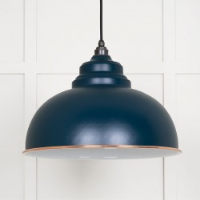 White Gloss Harborne Pendant in Dusk