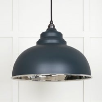 Smooth Nickel Harborne Pendant in Soot