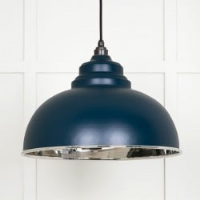 Smooth Nickel Harborne Pendant in Dusk