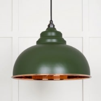 Smooth Copper Harborne Pendant in Heath