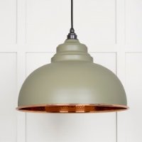 Hammered Copper Harborne Pendant in Tump