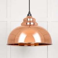 Smooth Copper Harborne Pendant