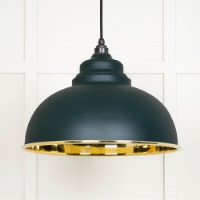 Smooth Brass Harborne Pendant in Dingle