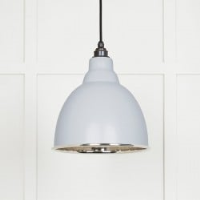 Smooth Nickel Brindley Pendant in Birch