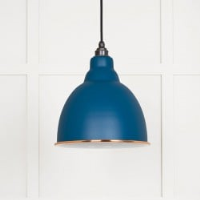 White Gloss Brindley Pendant in Upstream