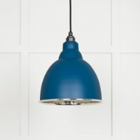 Smooth Nickel Brindley Pendant in Upstream