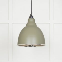 Smooth Nickel Brindley Pendant in Tump