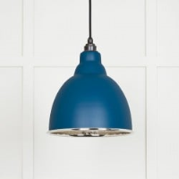 Hammered Nickel Brindley Pendant in Upstream