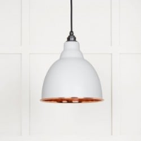 Smooth Copper Brindley Pendant in Flock