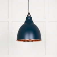 Smooth Copper Brindley Pendant in Dusk